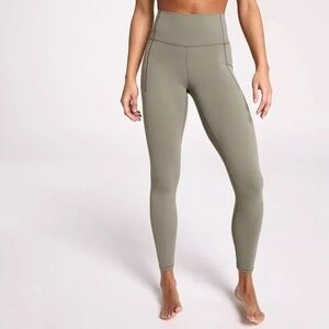 High-Waisted Sage Green Leggings